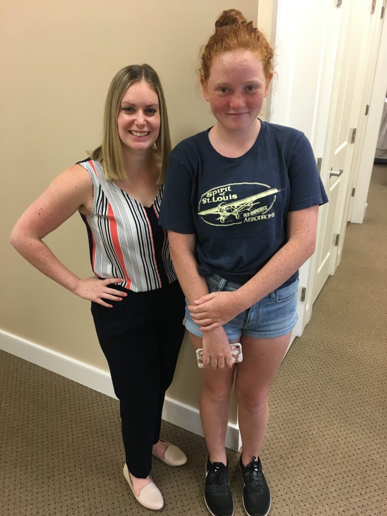 Congratulations Samantha on completing all of your therapy!